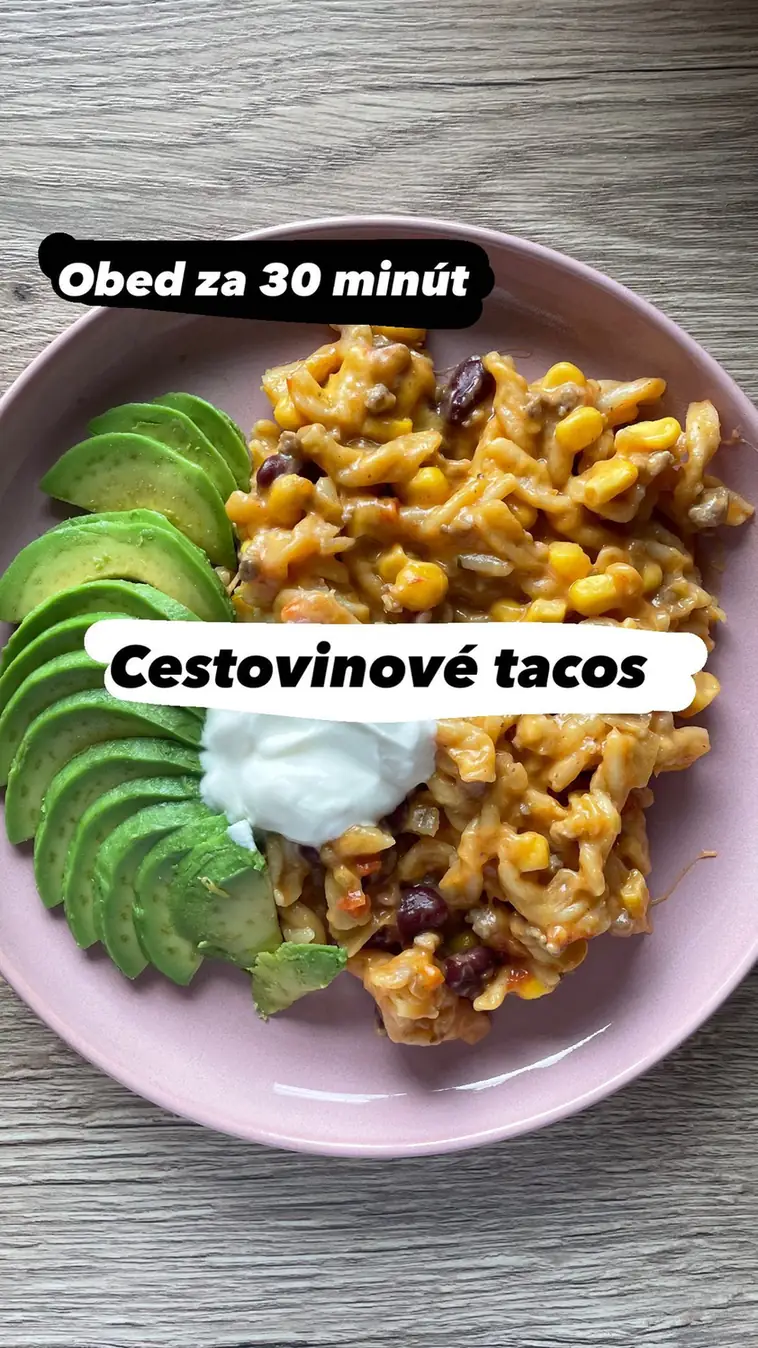 Cestovinové tacos – rýchly obed pre deti aj celú rodinu